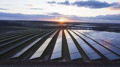 Solarpark der N-ERGIE in Seinsheim-Wässerndorf im Landkreis Kitzingen.